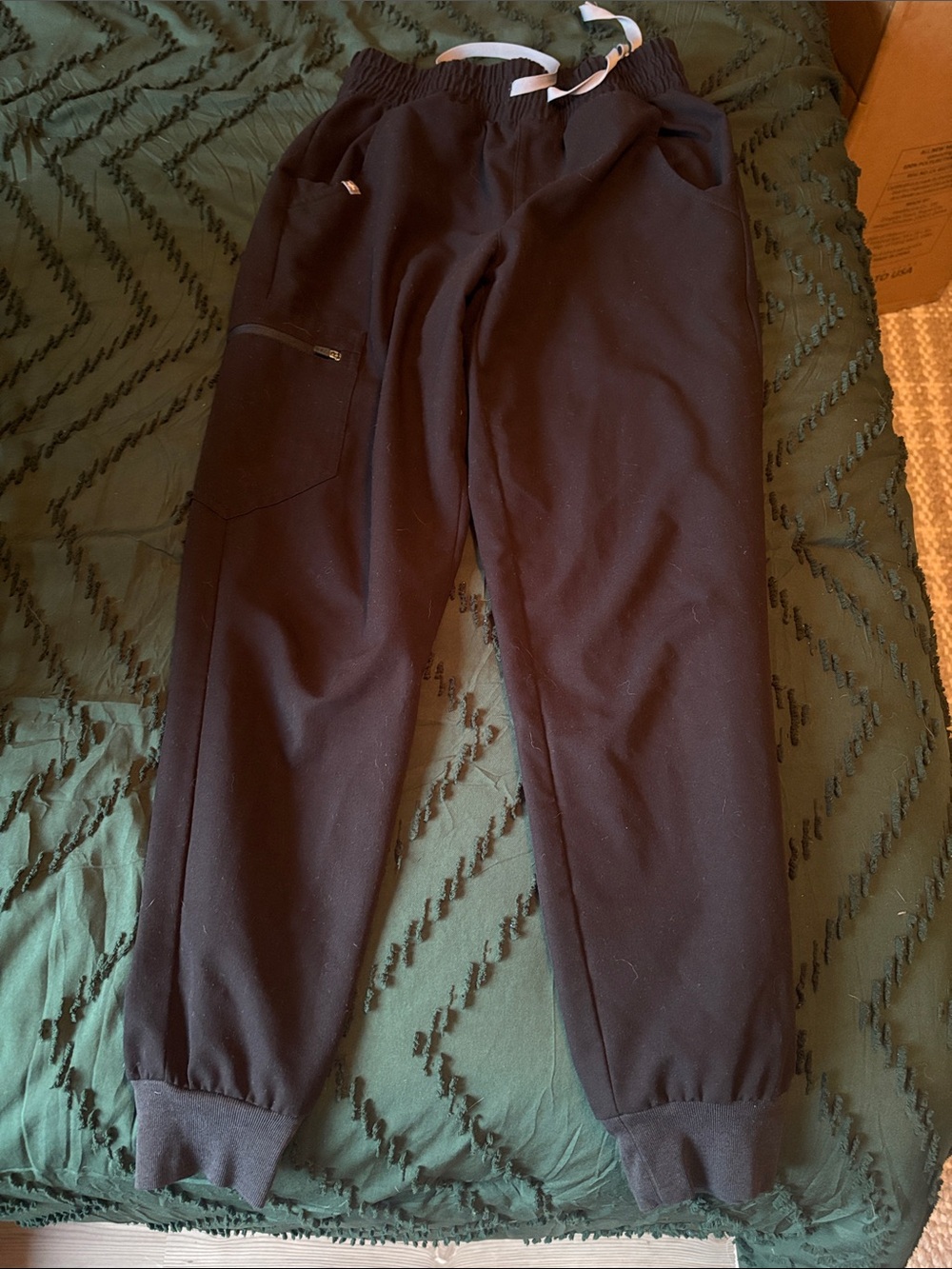 Figs Scrubs Black Joggers